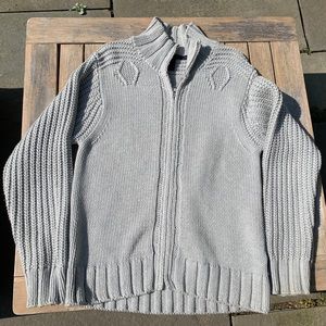 French Connection Women’s Heavy Grey Zip Sweater